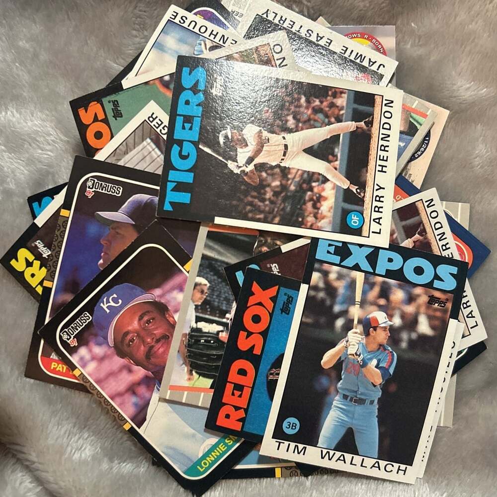 Vintage Baseball Cards Set of 50